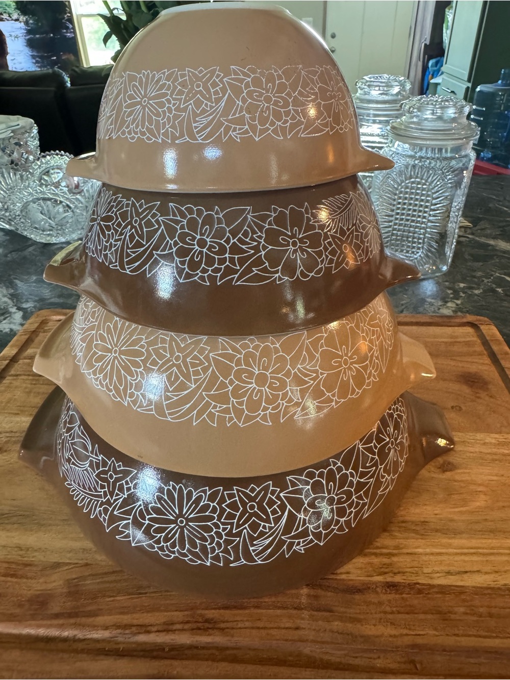 Pyrex Woodland Cinderella Mixing Bowls Set of 4